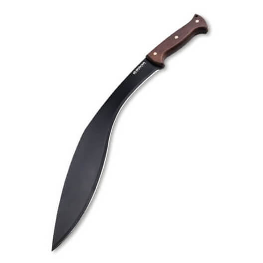 Machete Kukri com lamina com revestimento anticorrosivo
