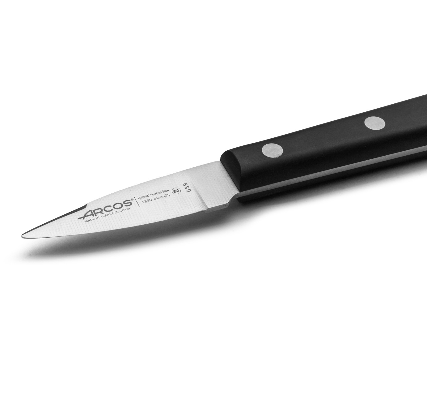 Arcos Universal-Austernmesser 60 mm mit schwarzem Polyoxymethylen-Griff