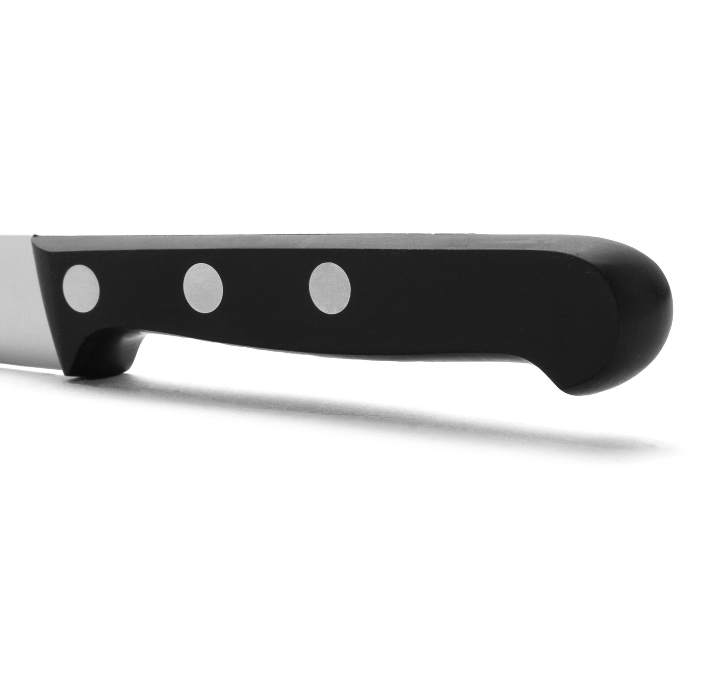 Arcos Universal Gemüsemesser mit schwarzem Polyoxymethylen-Griff und 100 mm Klinge