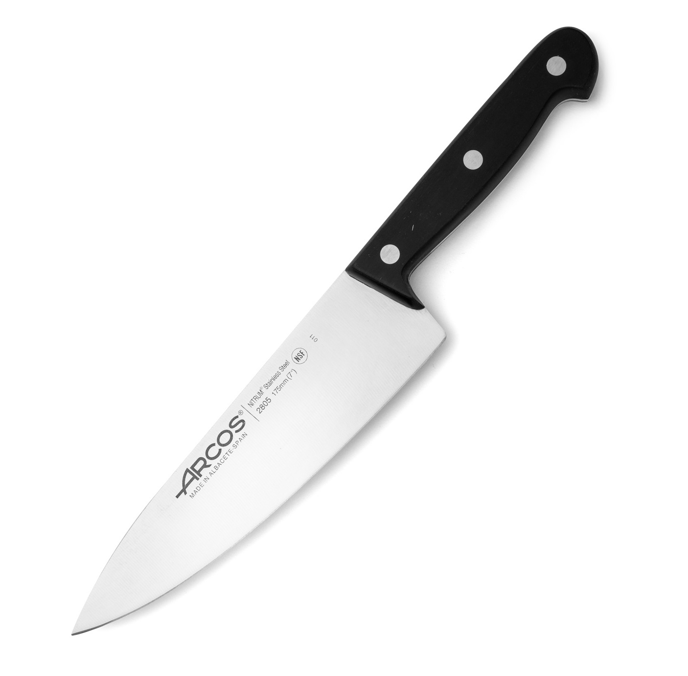 Arcos Universal Kochmesser mit schwarzem Polyoxymethylen-Griff un...