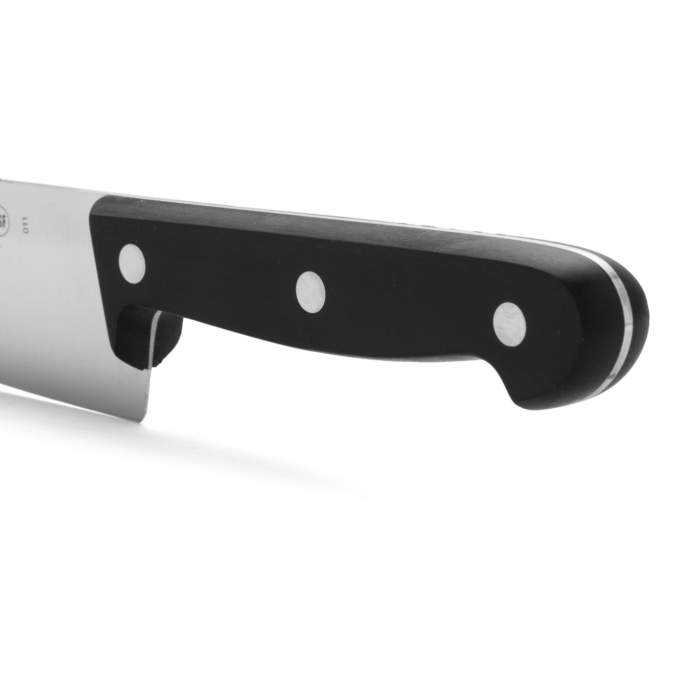 Arcos Universal chef's knife with black polyoxymethylene handle and wide 155 mm blade