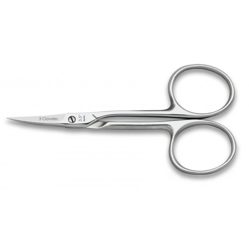 3 Claveles 3,5" gebogene Stickschere