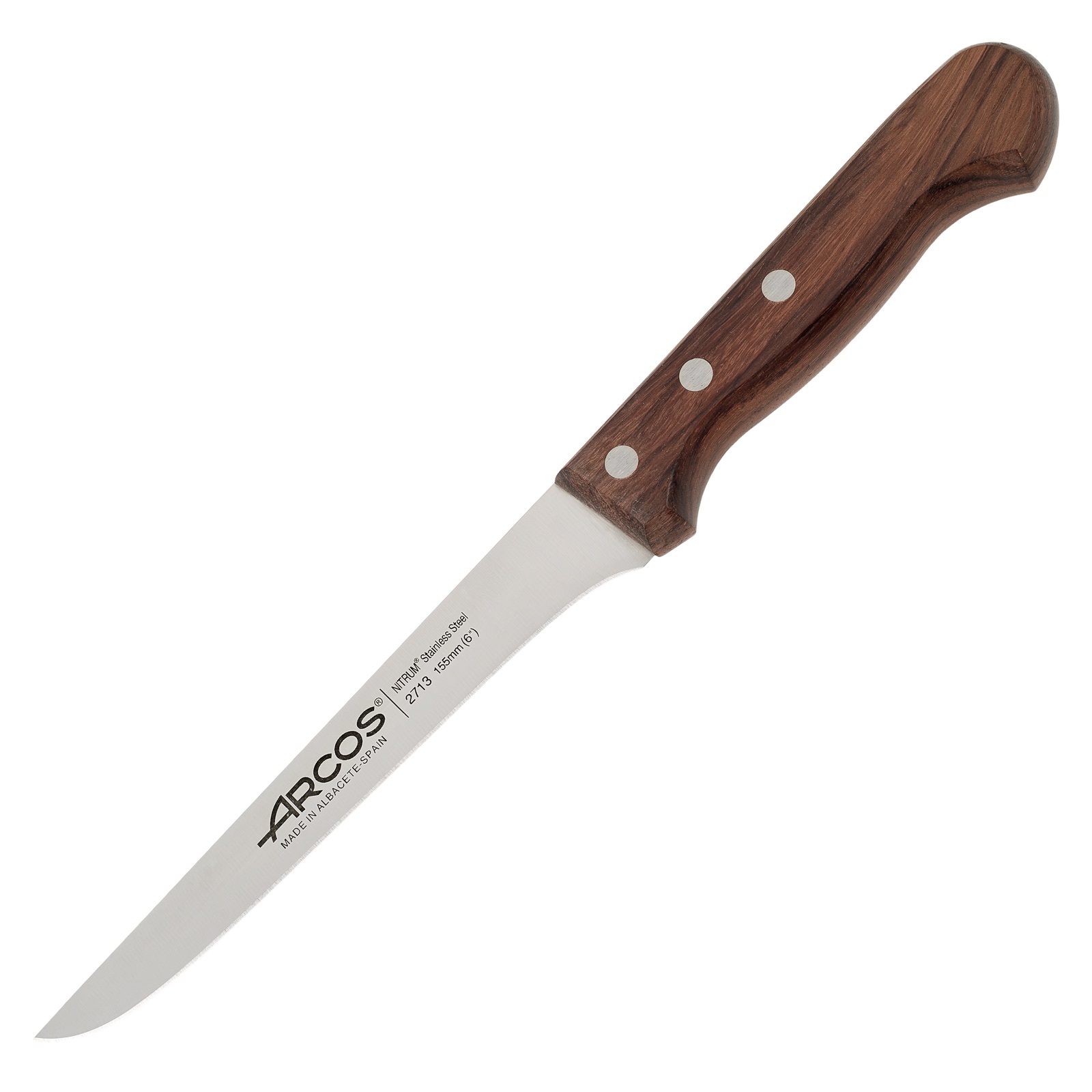 Cuchillo deshuesador Arcos Atlántico con mango de madera de palis...