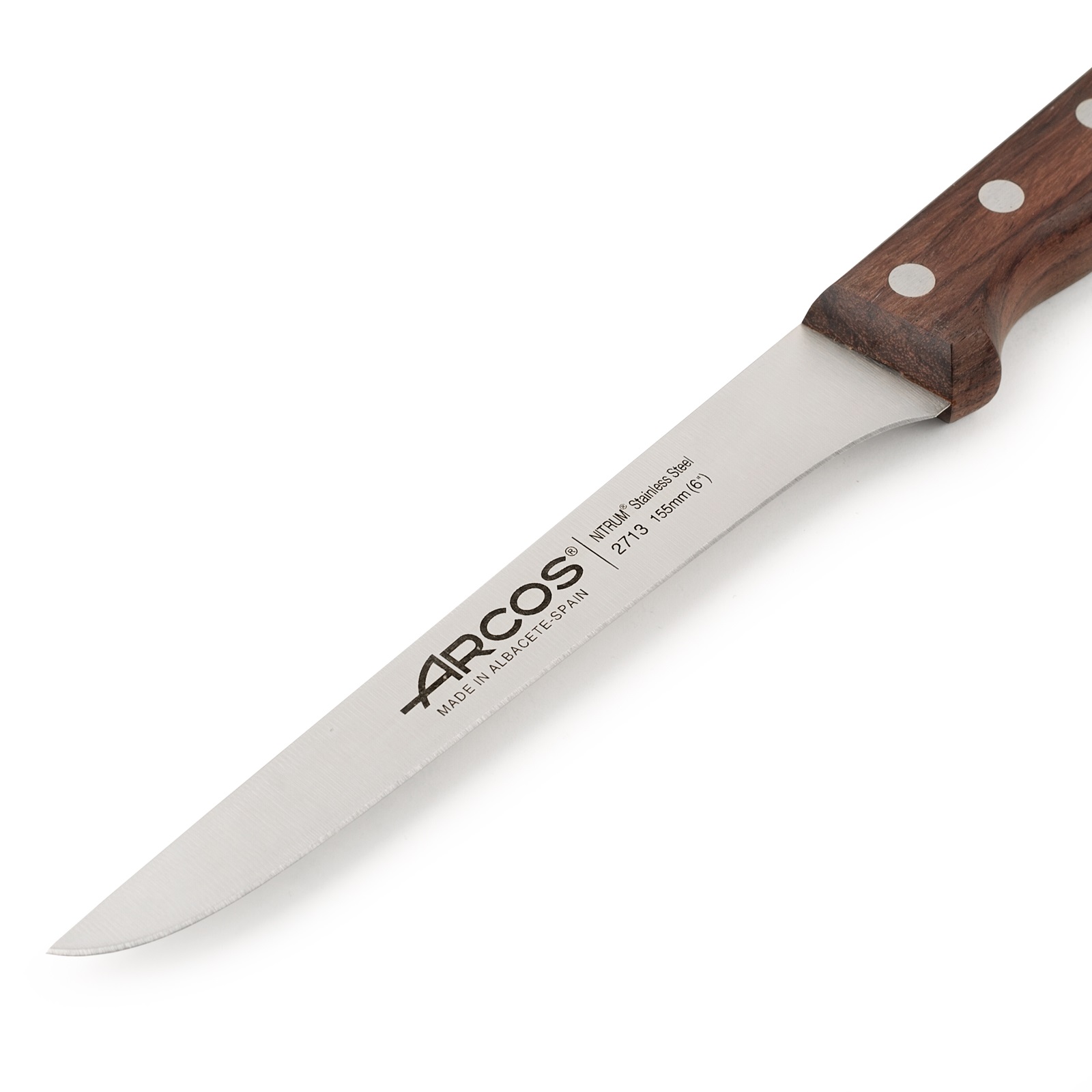 Arcos Atlántico Ausbeinmesser mit Palisandergriff und 155 mm Klinge