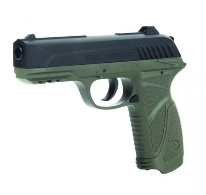 Gamo PT-85 Blowback Green CO2-Pistole mit umkehrbarem Doppelmagaz...