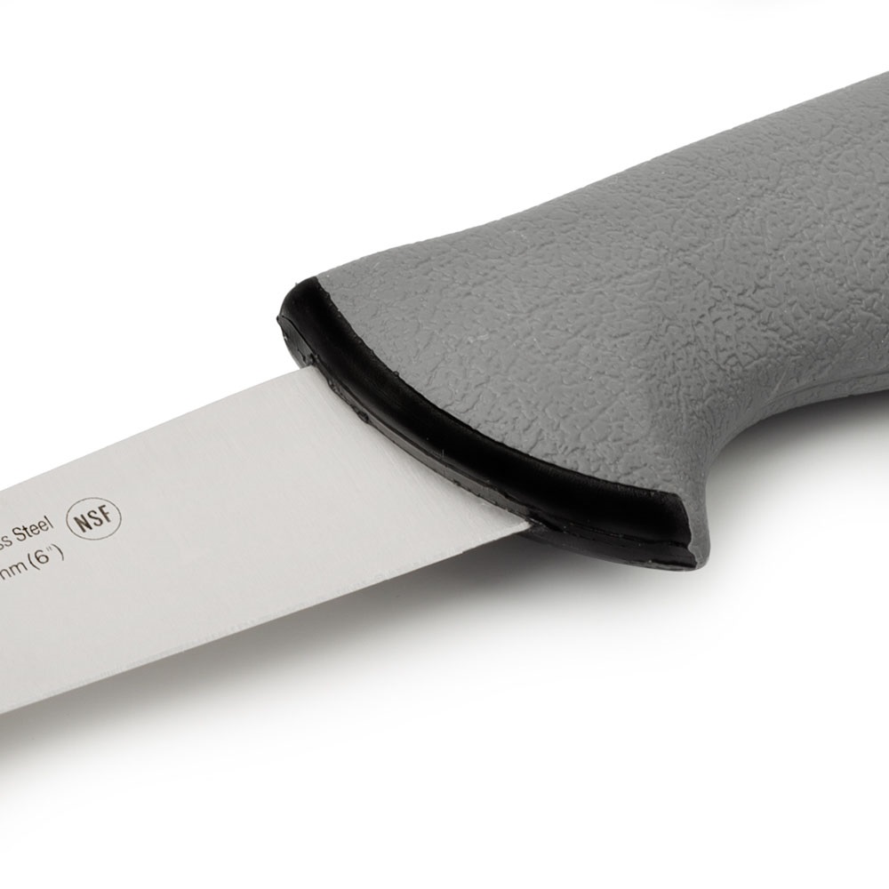Arcos Fleischermesser mit 15 cm langer spitzer Klinge und schwarzem Doppelspritzguss-Griff