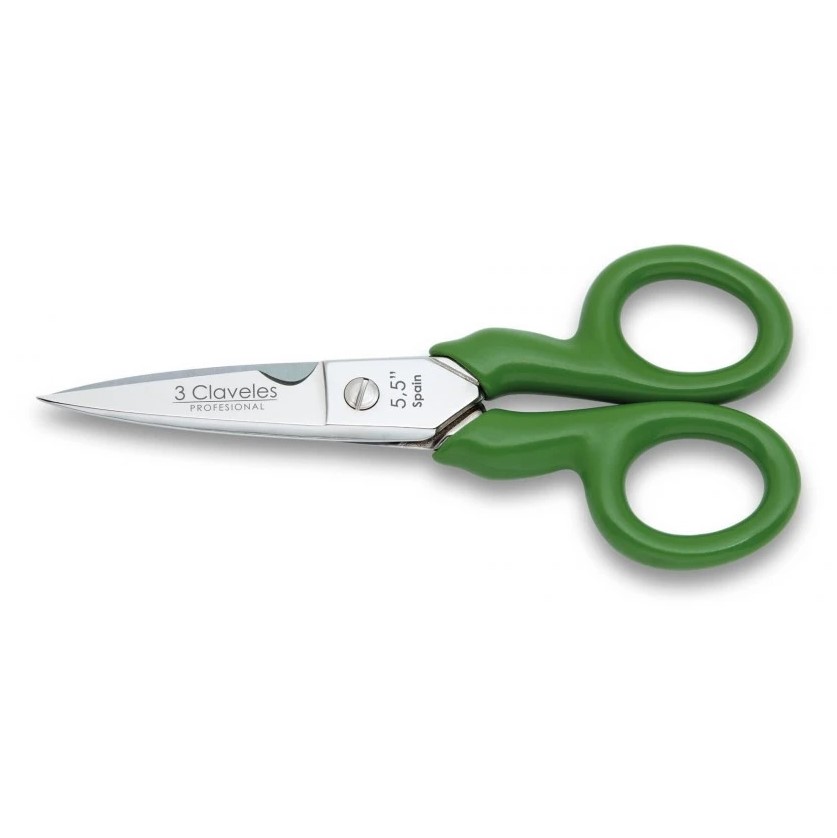 Tesoura eletricista profissional clássica de 14 cm com cabo de PV...