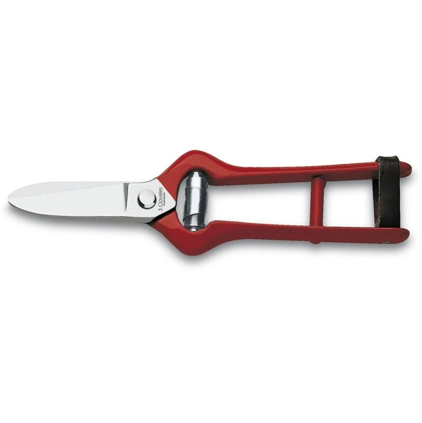 Tesoura de colheita micro serrilhada 20 cm 3 Claveles