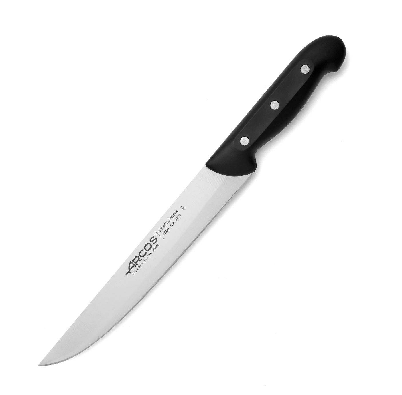 Arcos Maitre kitchen knife with black polypropylene handle and 22... Arcos Maitre kitchen knife with black polypropylene handle and 22...