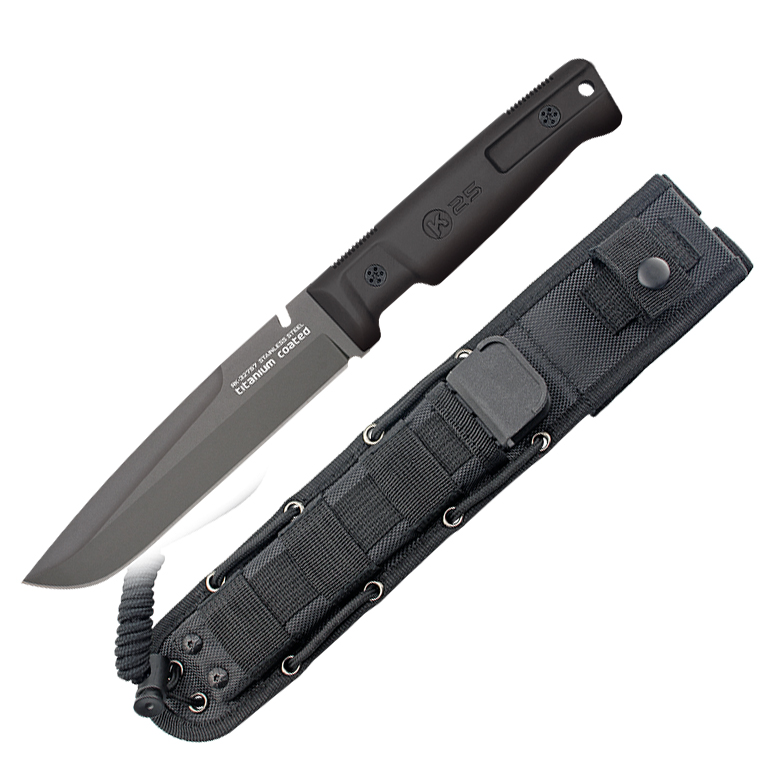 Coltello intero in K25 con lama da 15 cm Coltello intero in K25 con lama da 15 cm