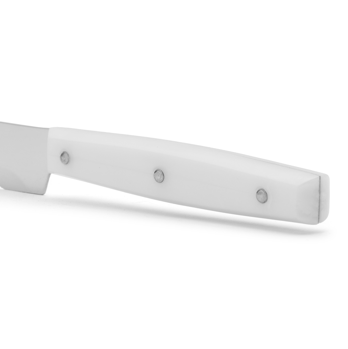 12 Arcos Dessertmesser, 195 mm, mit weißem polyamide-Griff und 11 cm langer Klinge