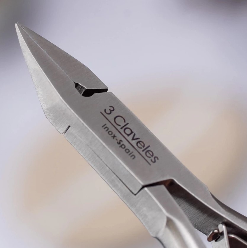 3 Claveles Pince à ongles incarnés 13 cm