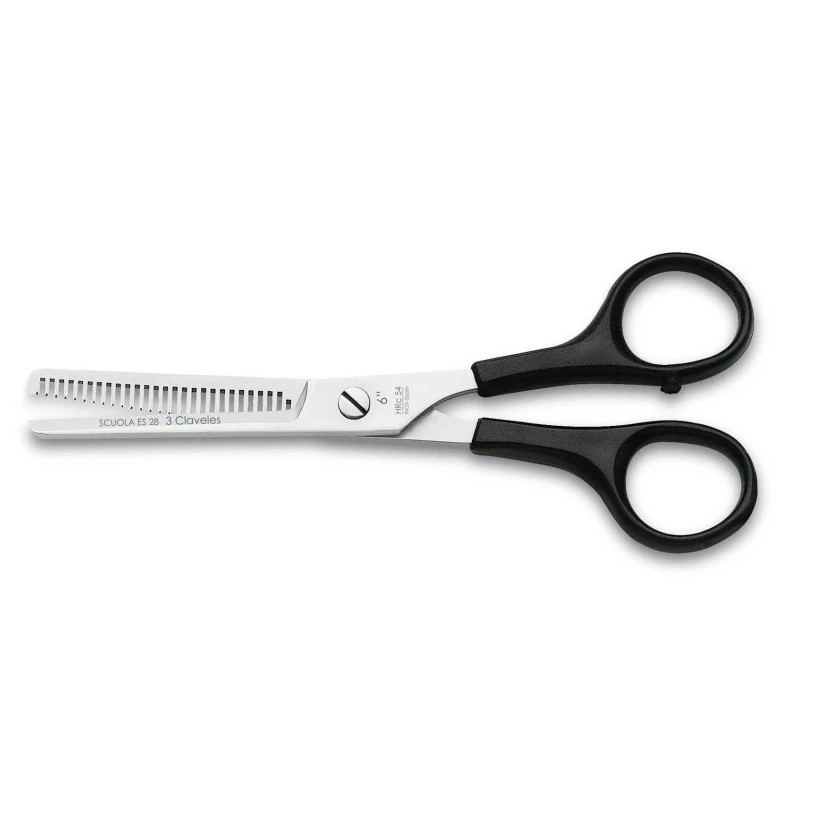 Scuola ES28 6-Zoll-Friseurschere mit 3 Claveles-Mikrowellenschlif...