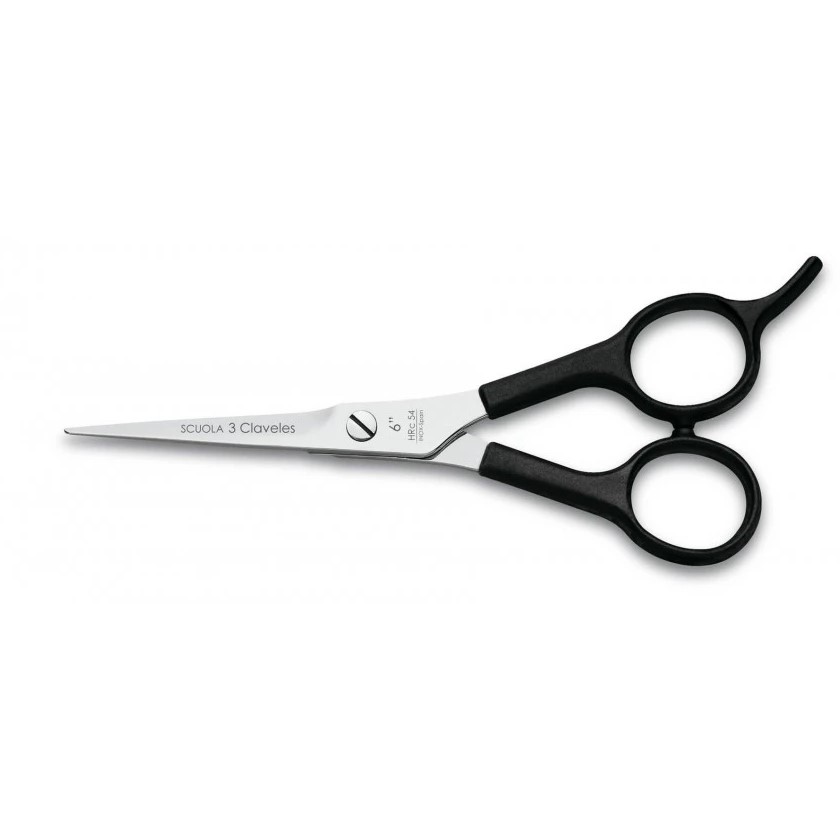 Scuola 6-Zoll-Friseurschere mit mikroverzahnter Kante und 3 Clave...