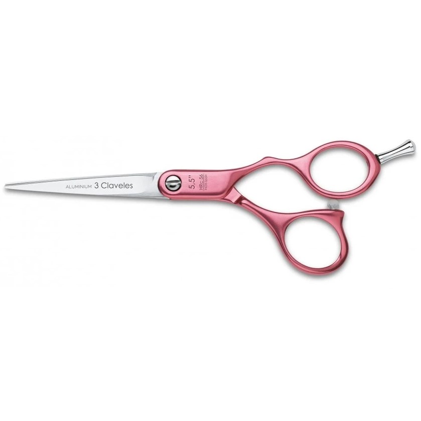 5,5-Zoll-Friseurschere aus Duraluminium mit weicher Kante, 3 Clav...