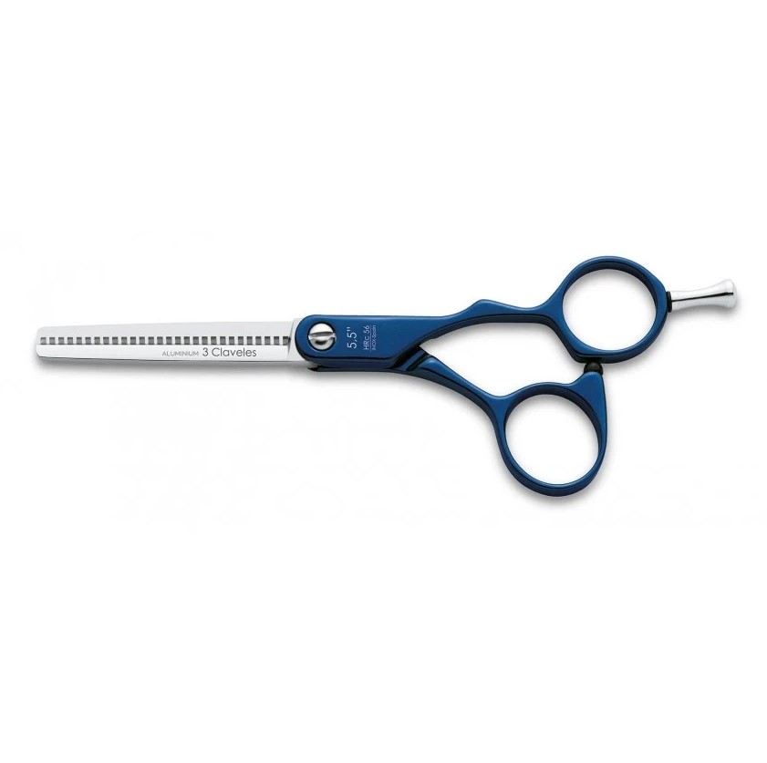 Duraluminiumblaue ES28 5,5-Zoll-Friseurschere zum Modellieren von...