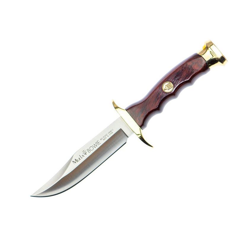 Cuchillo Bowie 10 Muela con mango de estamina y hoja de 10 cm