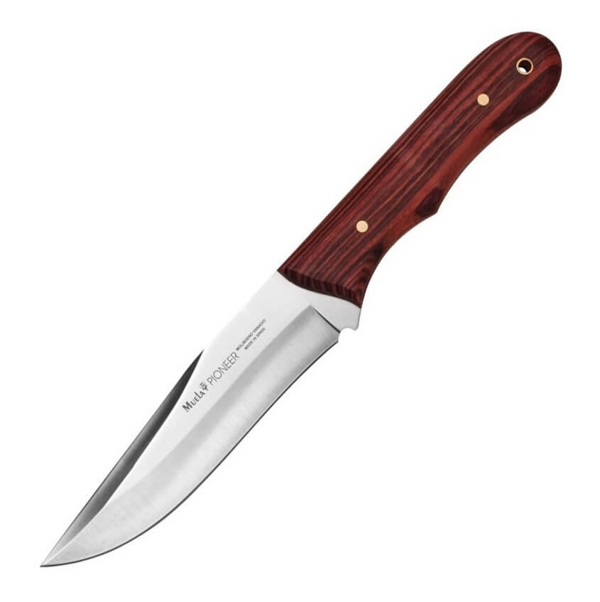 Cuchillo de caza Muela Pioneer 14NL con mango de madera de palisa...