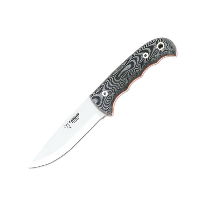 Cuchillo Bushcraft hoja de acero Böhler N695, Cachas de micarta n...