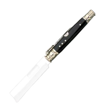 Navaja artesana con mango de asta de búfalo y hoja de 8.5 cm con ...