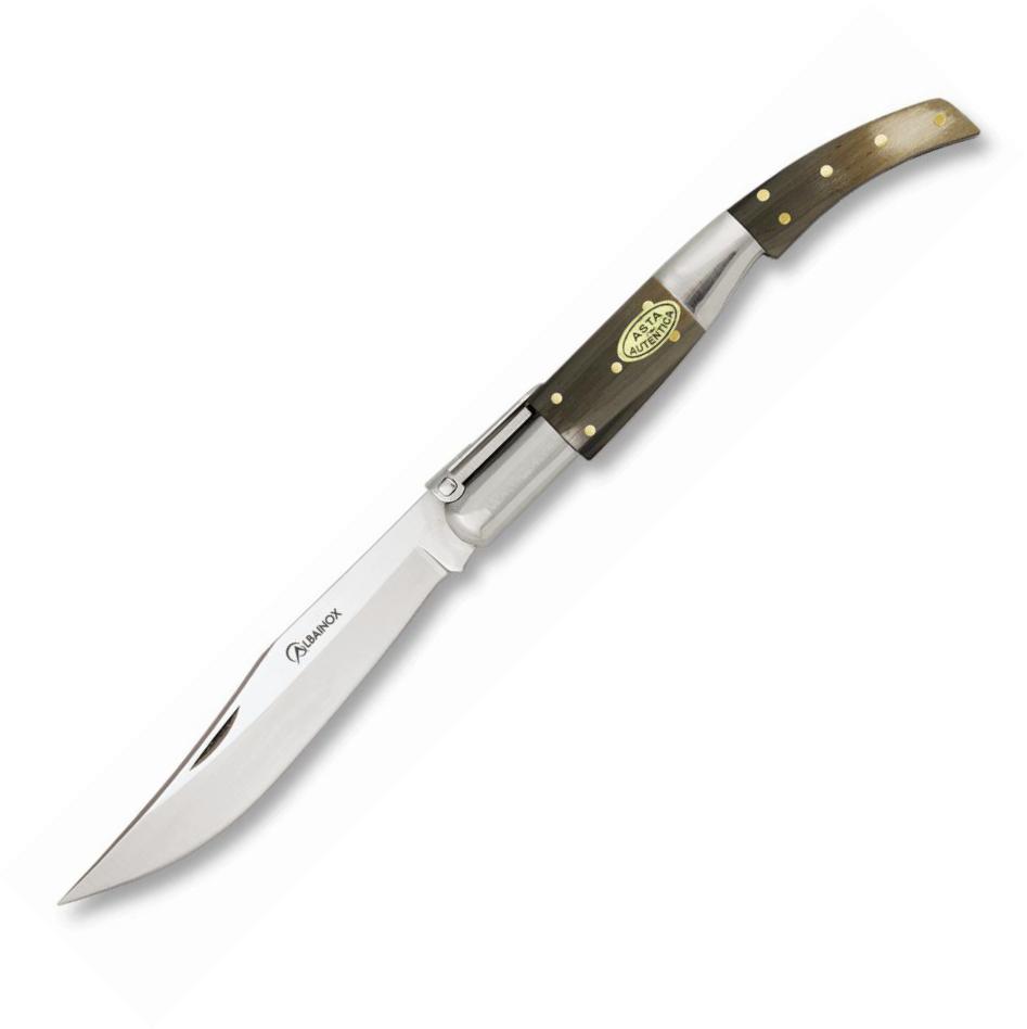ARABE CARRACA Nº2 Taschenmesser mit Stierhorngriff und 11,8 cm la...