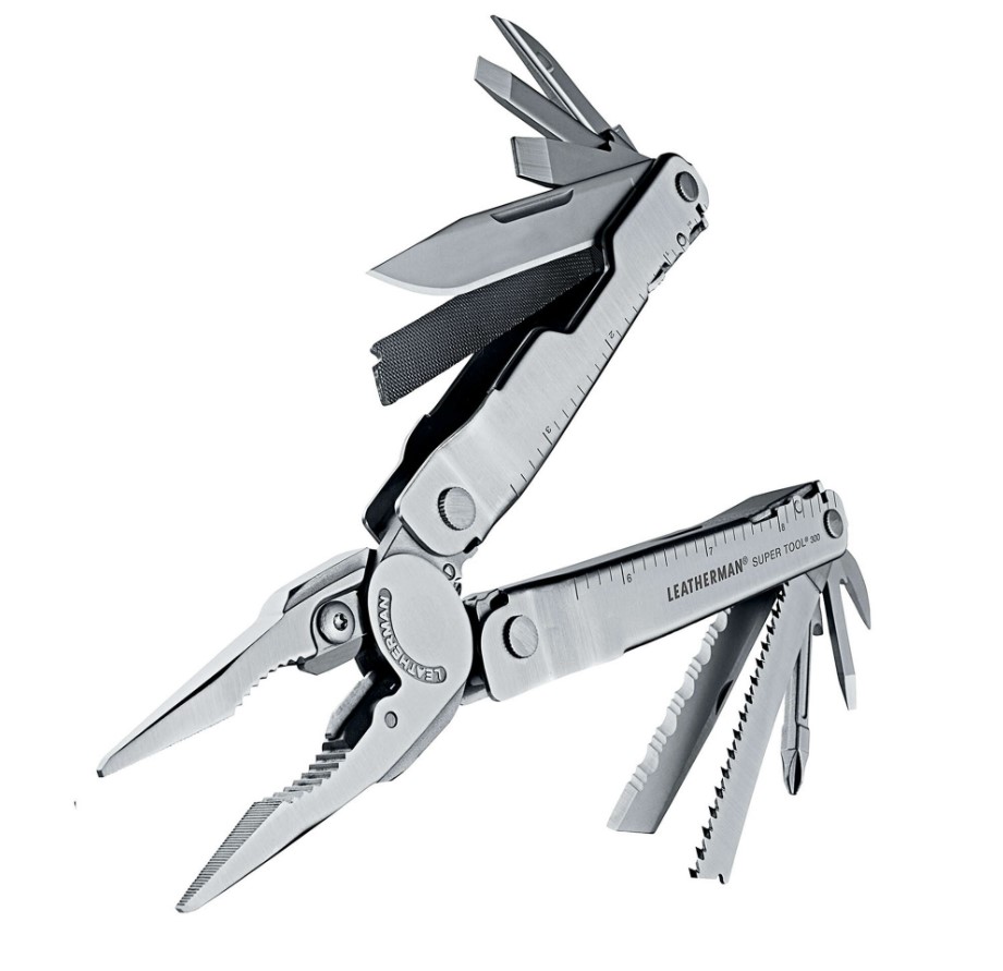 Leatherman Super Tool 300 Multifunktionszange mit 19 Funktionen