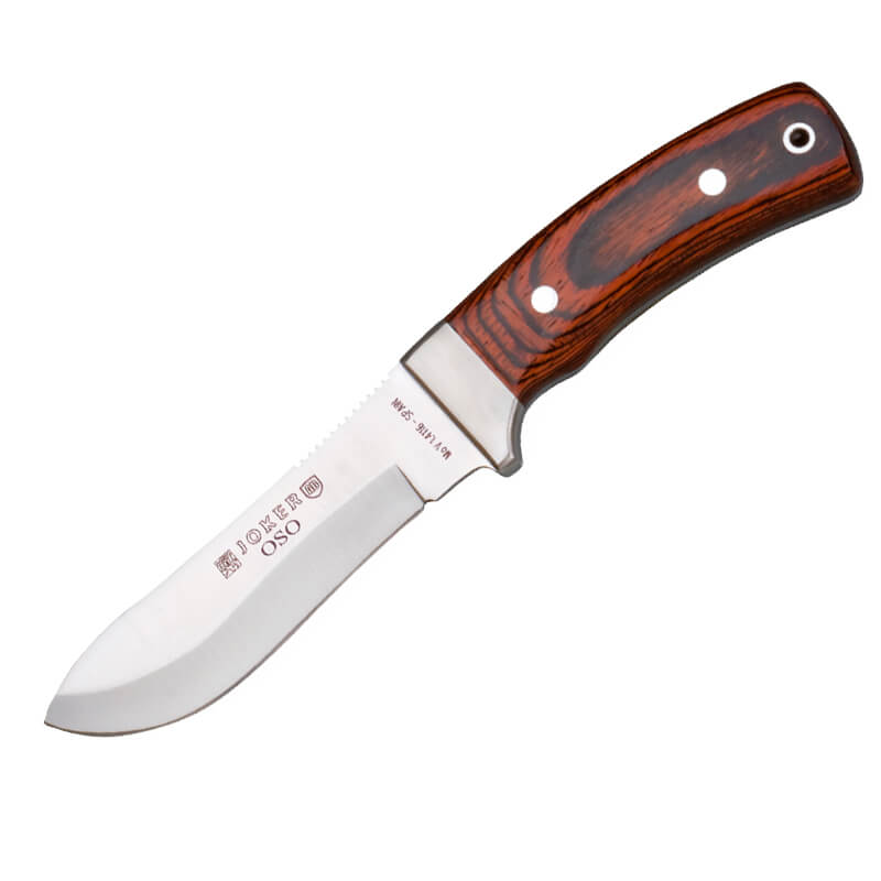 Cuchillo de caza Joker Oso con mango de estamina y virola inox ho...