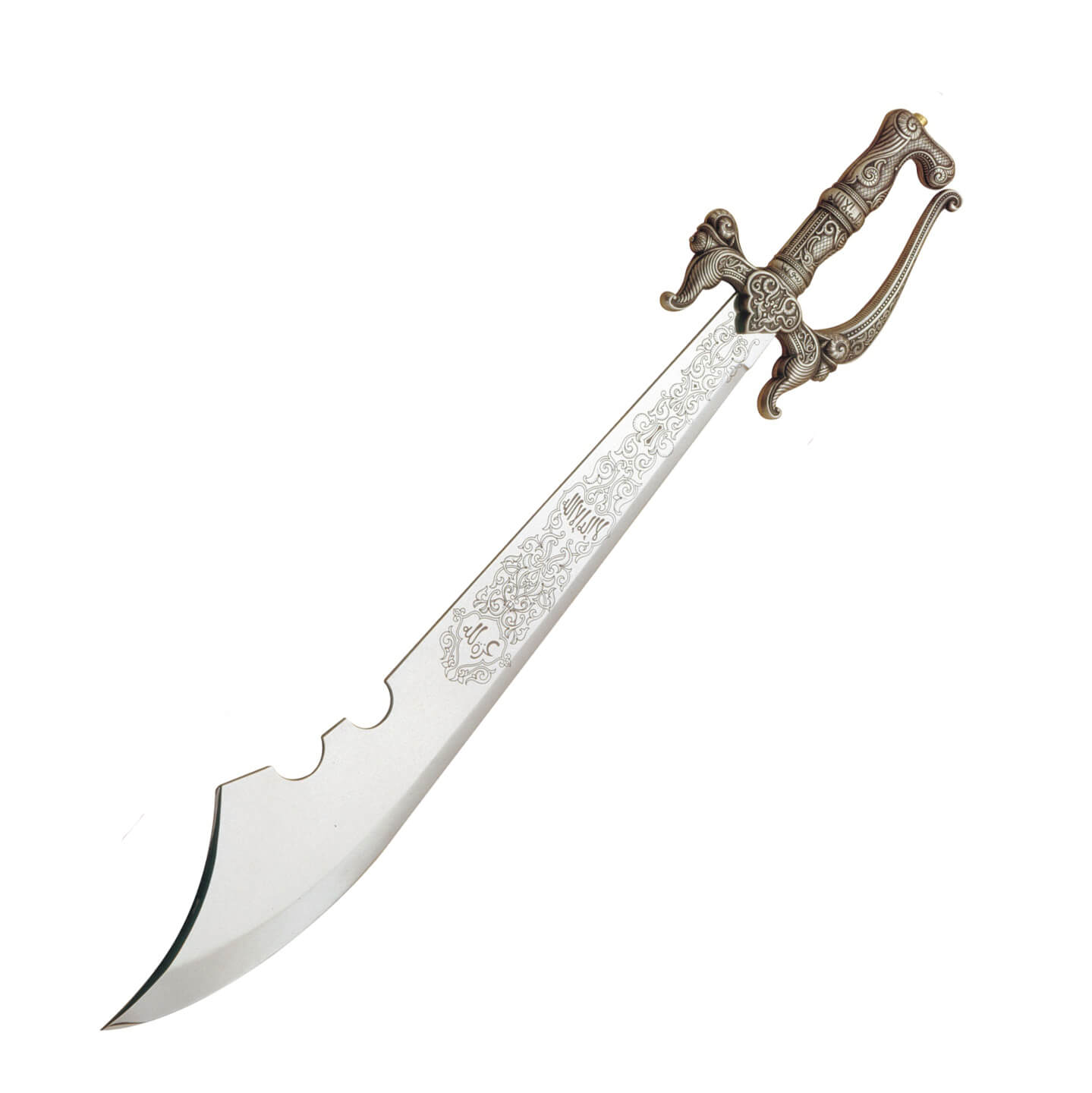 Sabre Alfanje arabe avec manche en laiton Marto 582