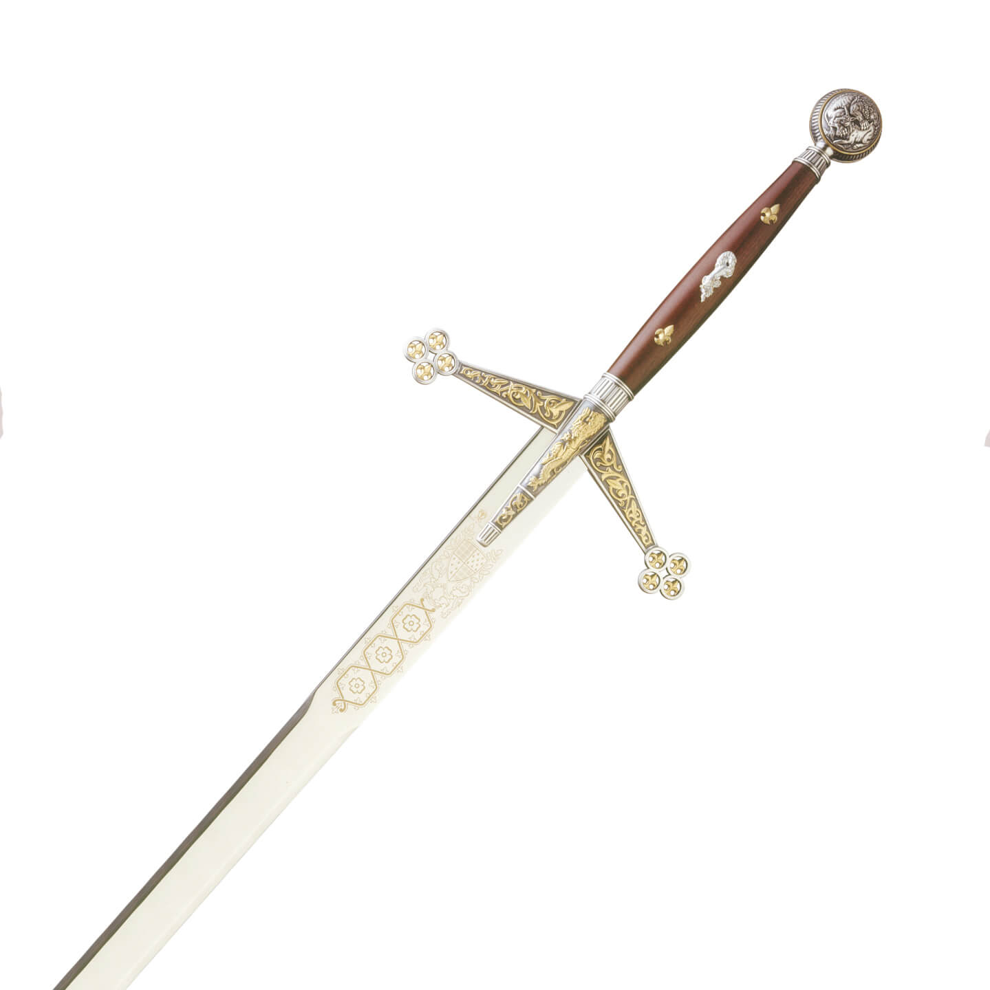Épée Claymore avec manche en bois avec décorations Marto 751