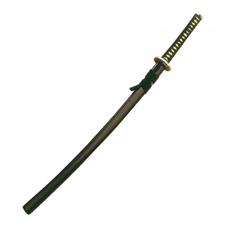 Katana en bois noir 100 cm avec fourreau noir Marto 350