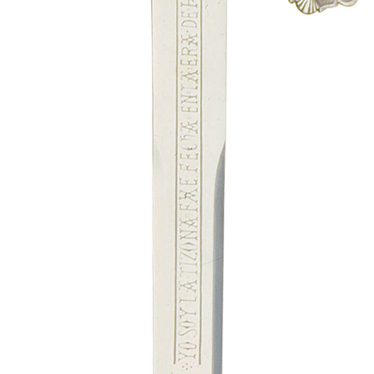 Espada Tizona del Cid bronce con hoja grabada Marto 383