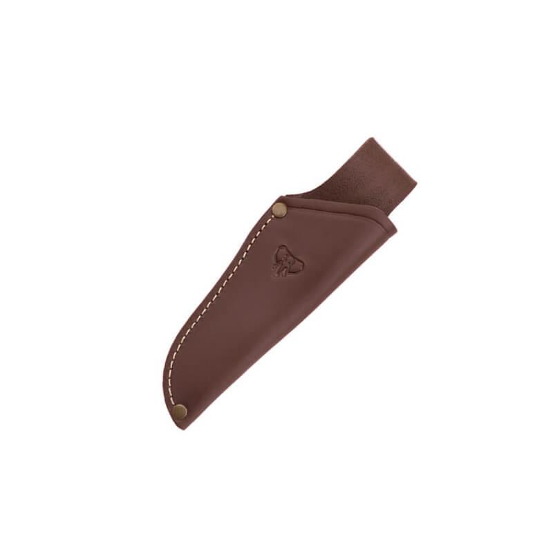 Cuchillo de desollar Cudeman Ratón. Mango de madera de olivo.