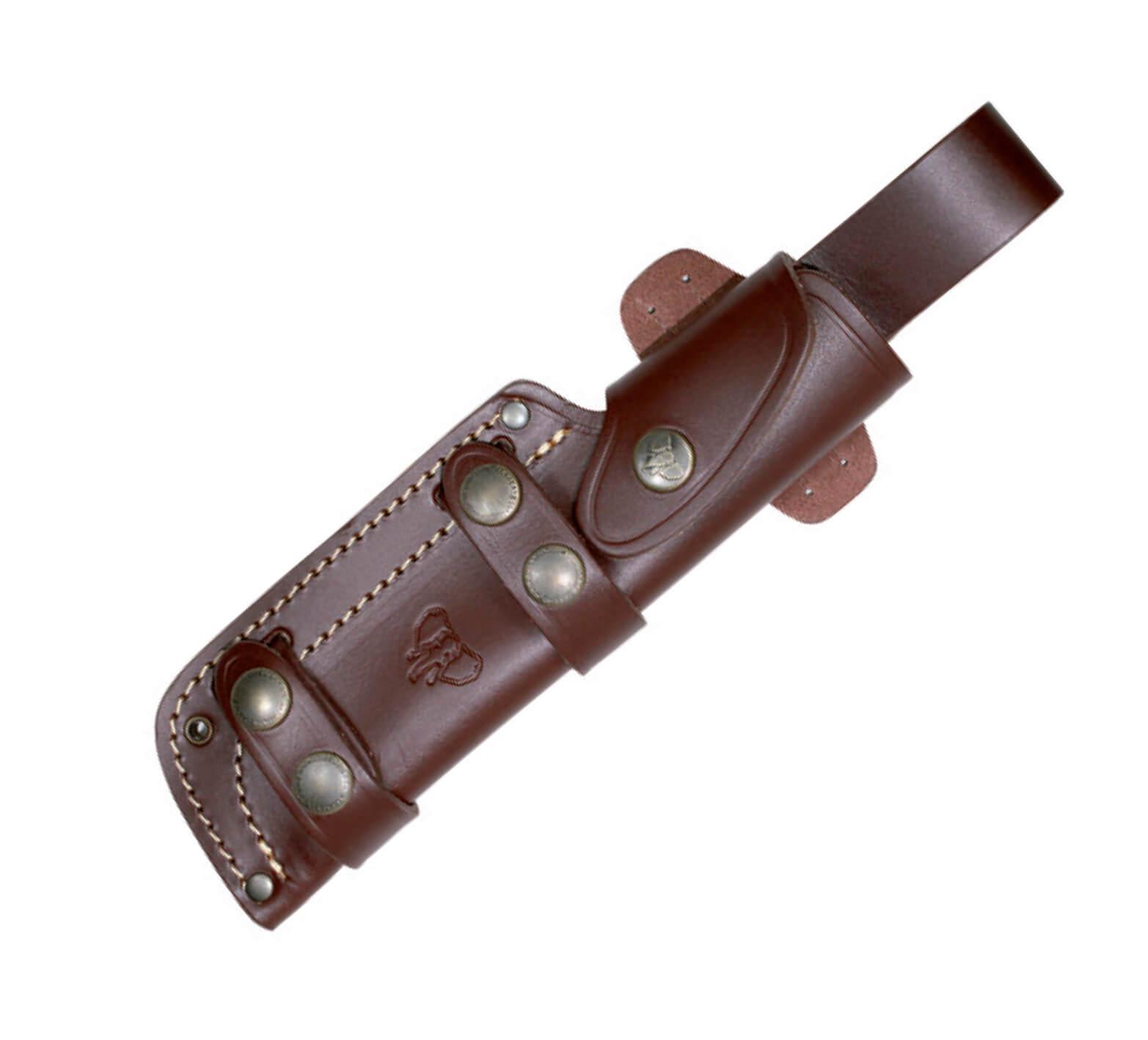 Cuchillo MT1 Cudeman. Mango cocobolo. Funda de cuero