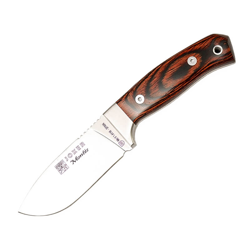Cuchillo de caza Joker Montés con mango de estamina con virola y ...