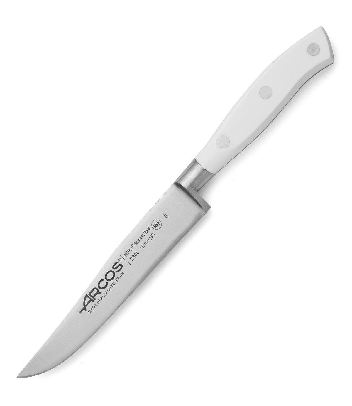 Arcos Riviera Blanca faca do chefe de cozinha com lâmina de 15 cm