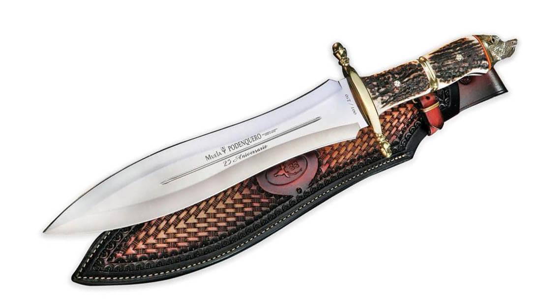 Cuchillo de lujo Muela Podenquero-TH edición limitada 25 aniversa...