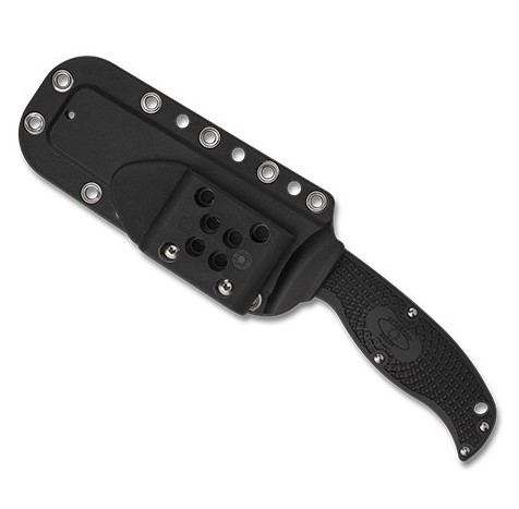 Cuchillo Spyderco ENUFF 2 con mango de FRN negro y hoja de VG10