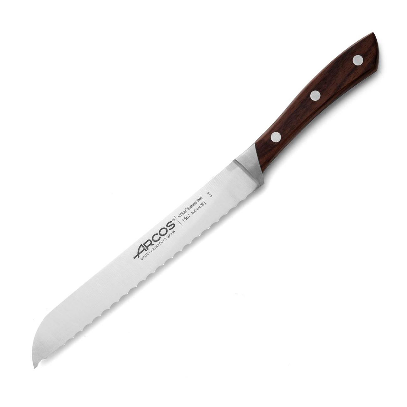 Cuchillo panero con mango de madera de palisandro Arcos Natura