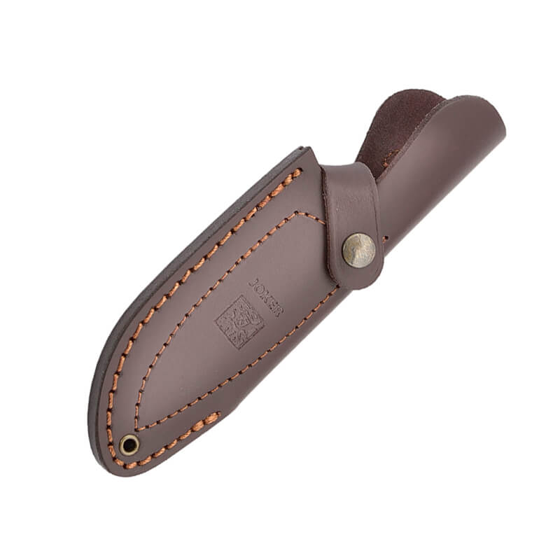 Coltello da caccia Joker Montés con manico in corna di cervo con nodo e lama da 10 cm