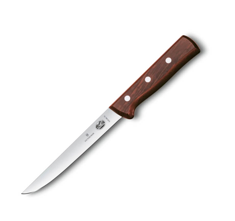 Cuchillo deshuesador con mango americano de palisandro y hoja de ...