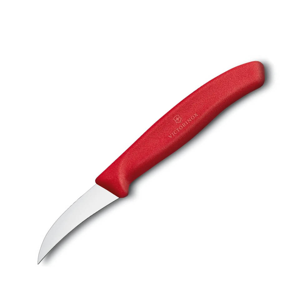 Cuchillo de verduras clásico Victorinox con hoja curva de filo li...