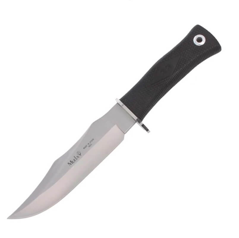 Cuchillo táctico Muela 21733 con mango de goma negra y hoja de 17...