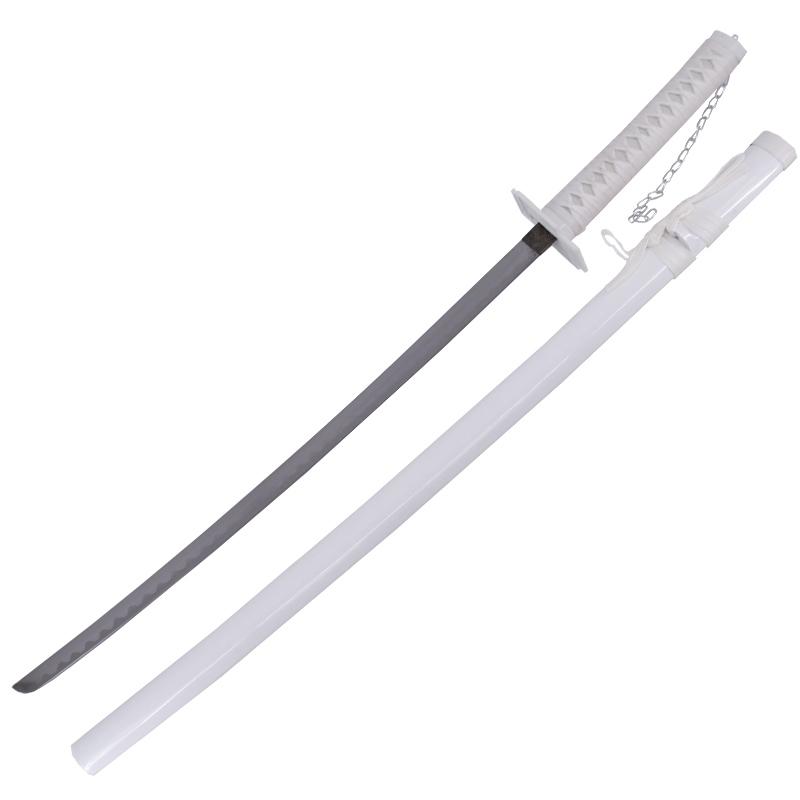 Katana Tensa Zangetsu Hollow Ichigo de Bleach avec poignée blanch...