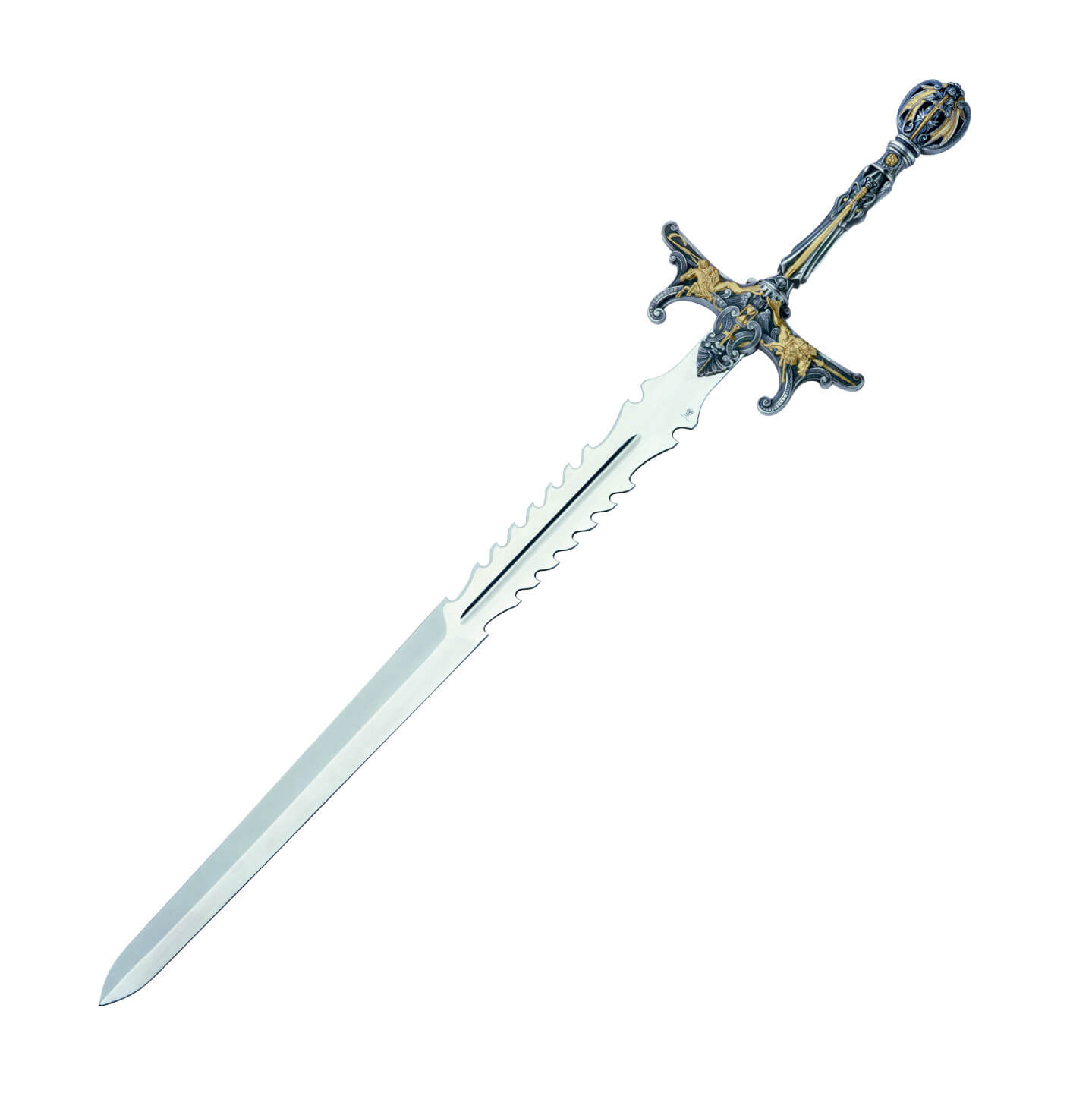 Épée des cavaliers de l'apocalypse à lame dentelée Marto 603