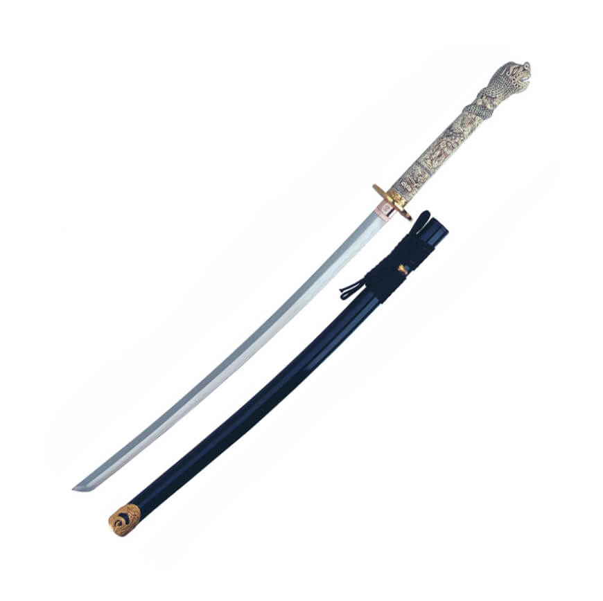 Connor Macleod Katana avec poignée en résine tête de dragon Marto...