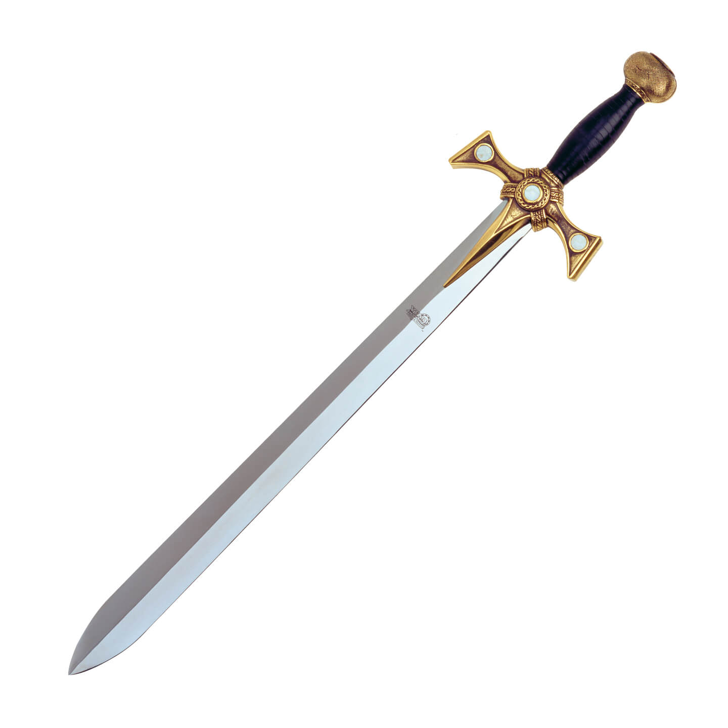 Épée Warrior Princess Xena avec manche en cuir et pommeau en bron...