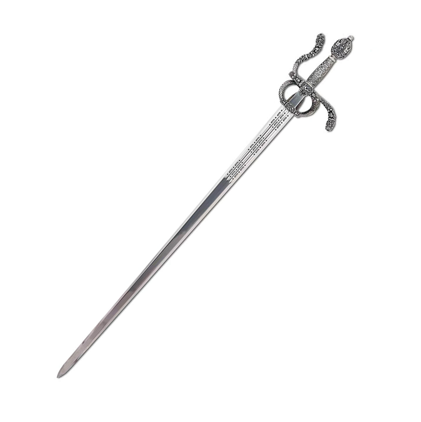 Épée de Philippe II finition argentée et arc ciselé Marto 598