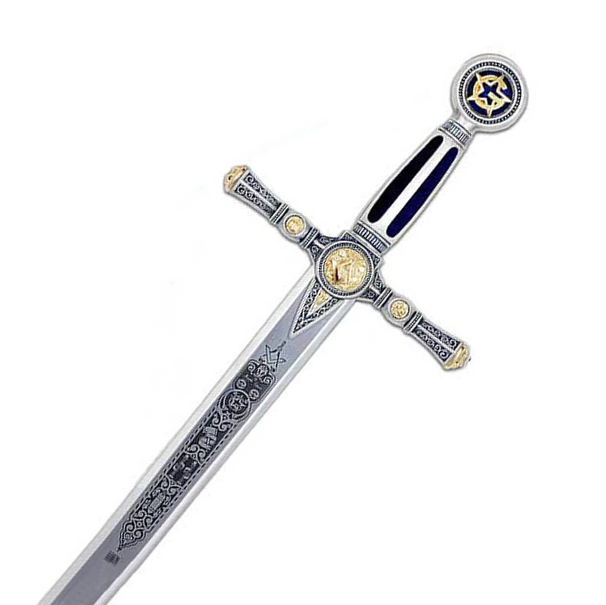 Épée maçonnique en argent avec gravure profonde Marto MA775.1