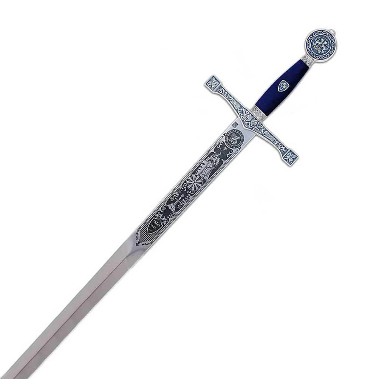 Épée Excalibur en argent avec gravure profonde Marto MA752.1