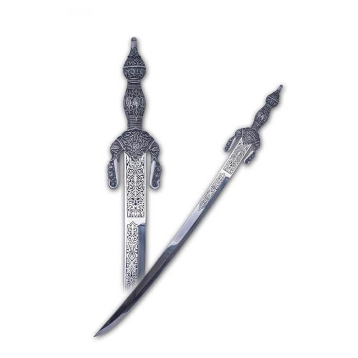 Épée de cadet Boabdil avec manche en argent avec gravures Marto 8...